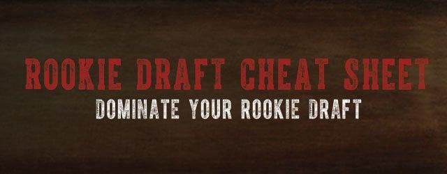 Rookie Draft Cheat Sheet Available NOW! - Dynasty League Football