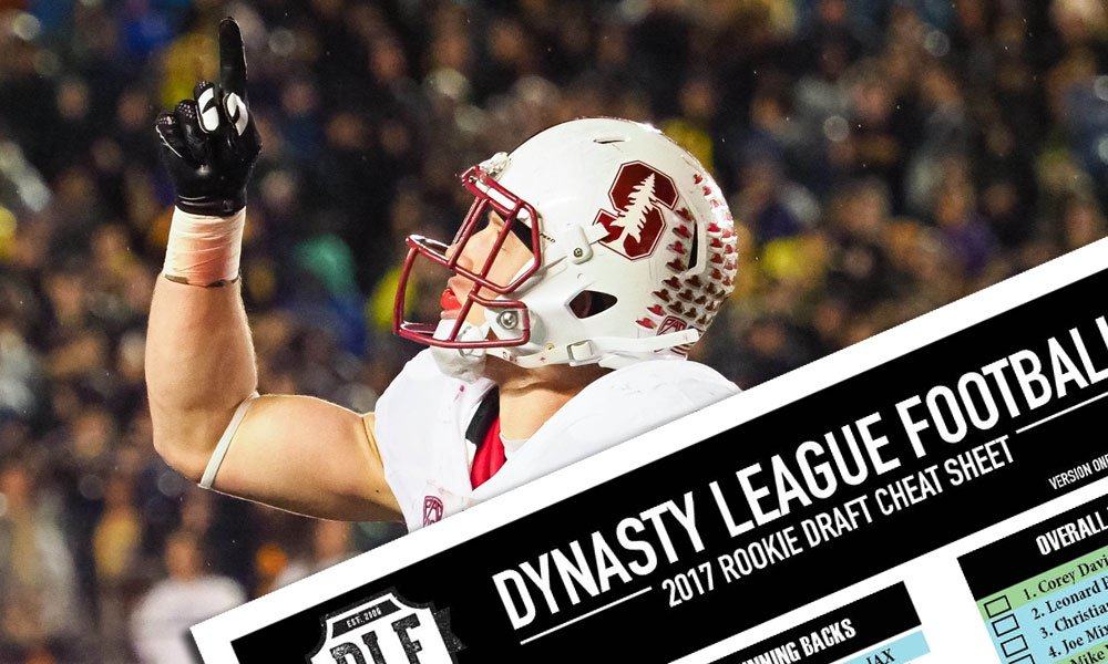 2017 Rookie Draft Cheat Sheet Available Now! - Dynasty League Football