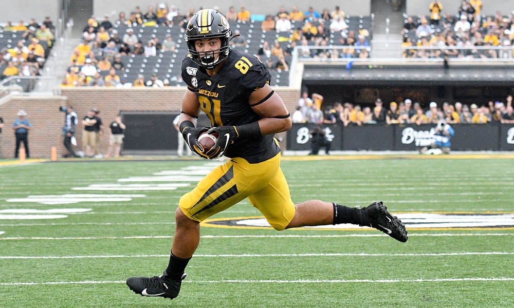 2020 NFL Draft Prospect – Albert Okwuegbunam, TE Missouri - Dynasty League  Football