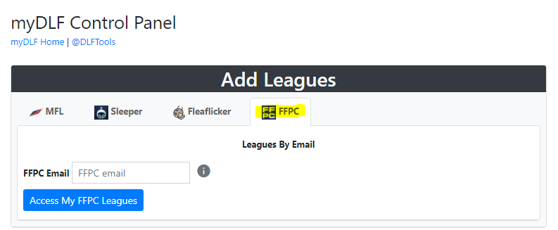 DLF Tool Spotlight: myDLF Now Has FFPC Integration - Dynasty