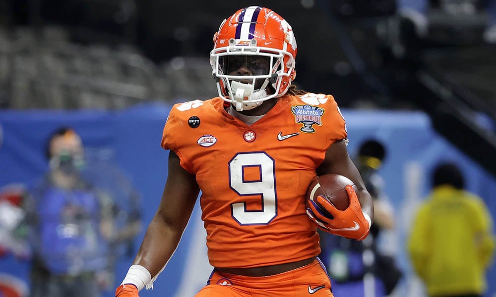 2021 NFL Draft Prospect: Travis Etienne, RB Clemson - Dynasty League  Football