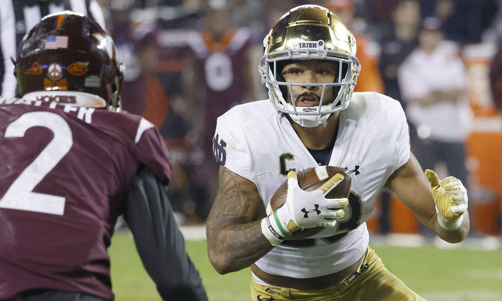 2022 Dynasty Fantasy Football Rookie Prospect: Kyren Williams, RB Notre  Dame - Dynasty League Football