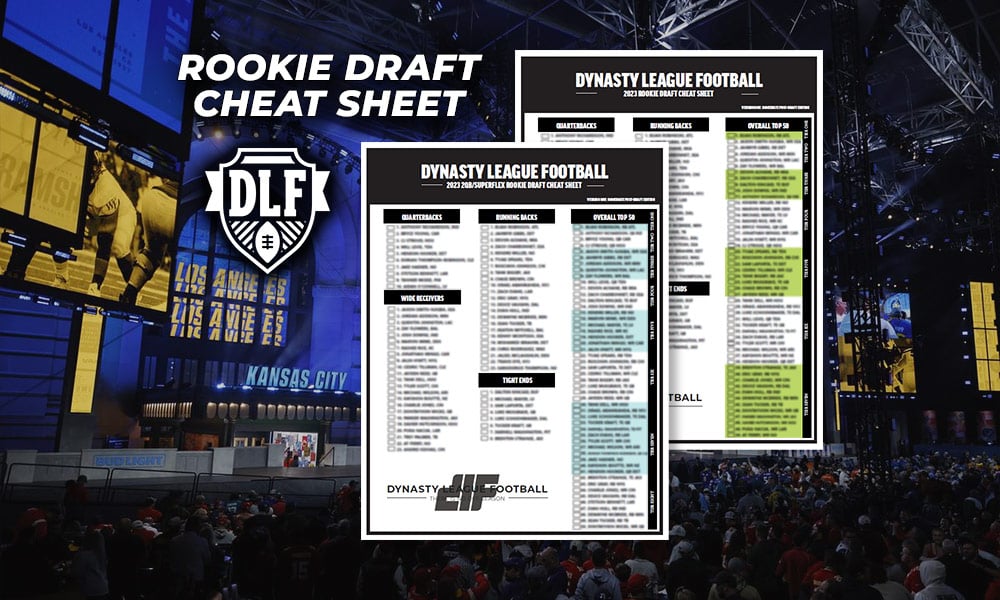 2023 Dynasty Fantasy Football Rookie Draft Cheat Sheets