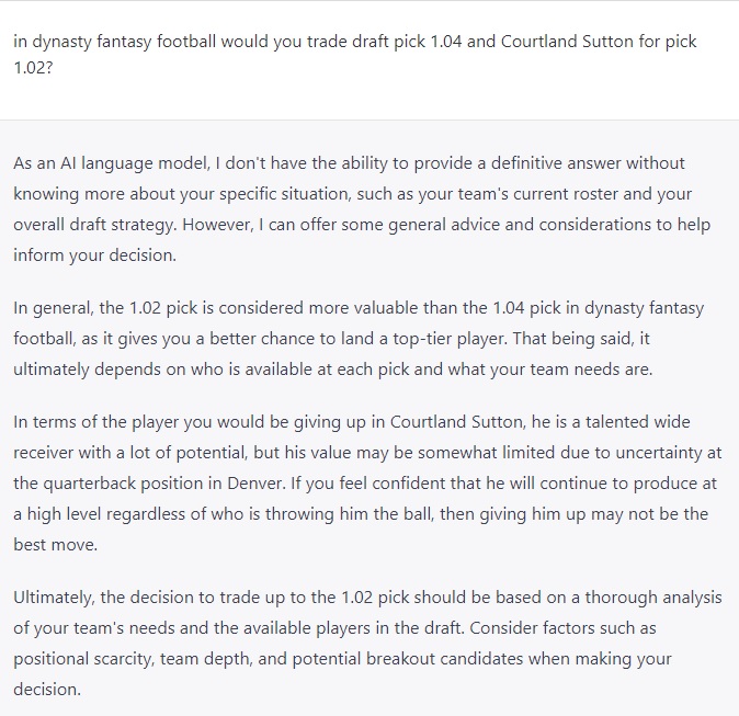 Dynasty Fantasy Football Mock Draft: Uncertainty after Jonathan