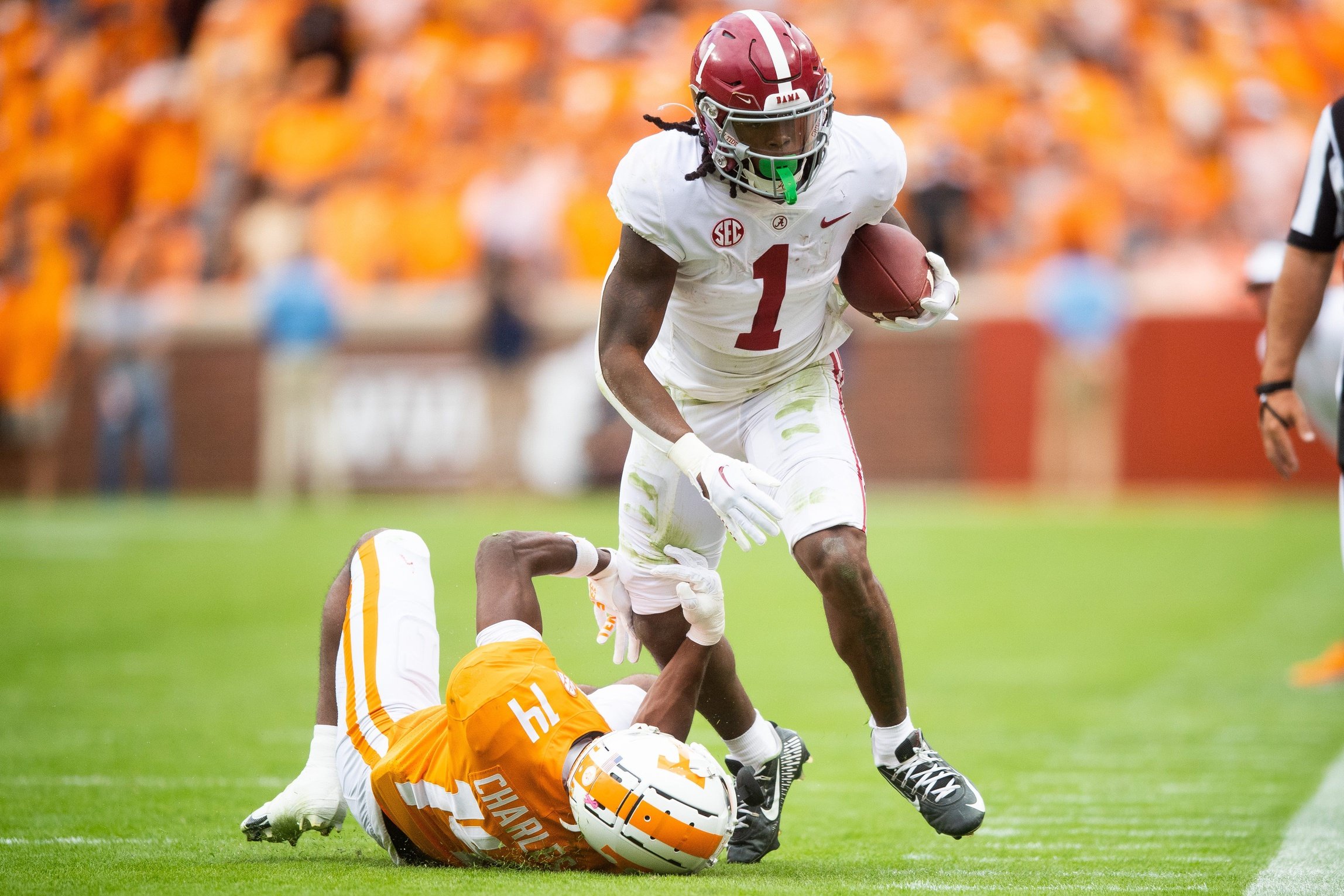 Jahmyr Gibbs - Football - University of Alabama Athletics