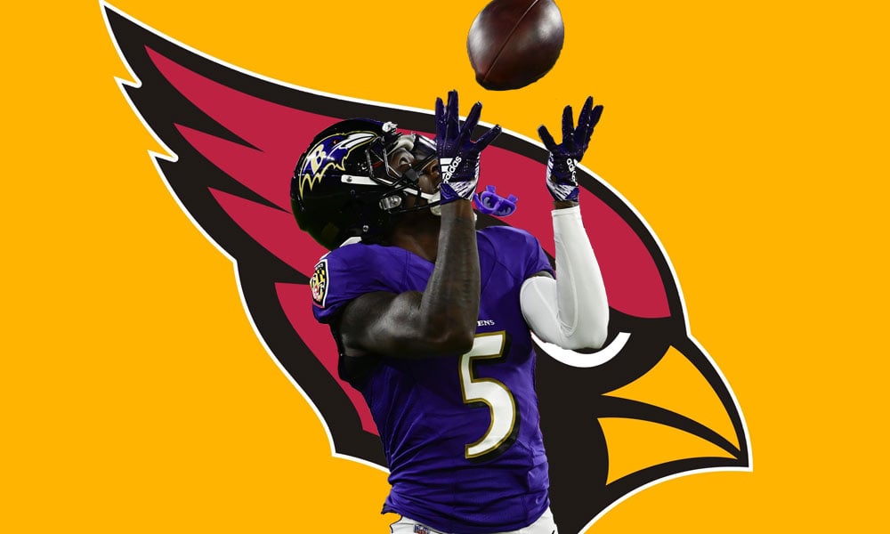 Cardinals pull off trade, add WR Marquise Brown from Ravens