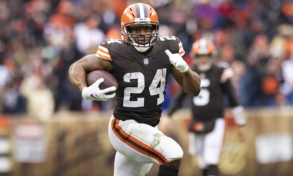 Nick Chubb's decision at 1-yard line costs bettors as Cleveland