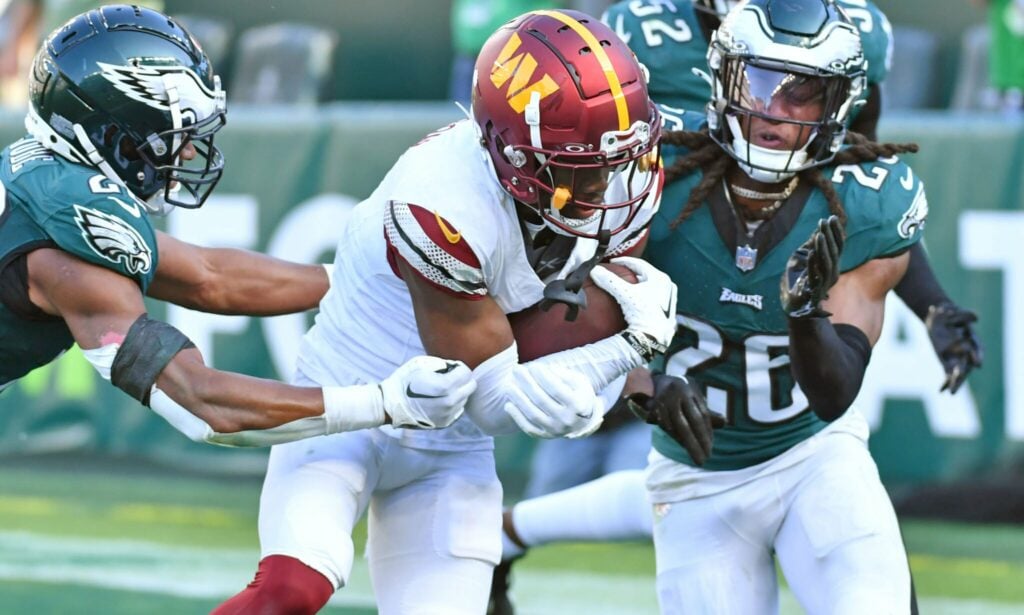 NFL Anytime Touchdown Bets: Travis Etienne, Jahan Dotson among best Week 3  bets, NFL and NCAA Betting Picks