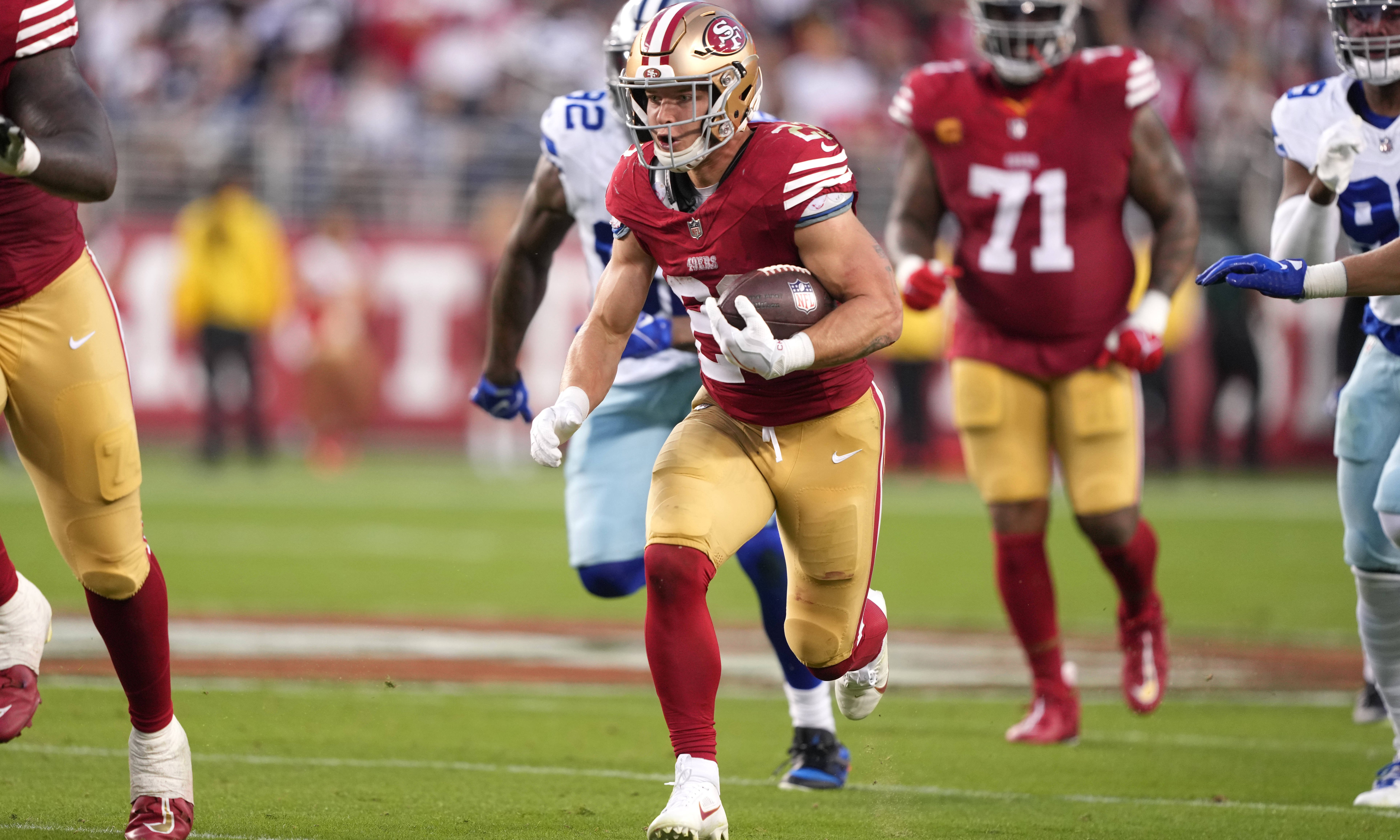 PFF News Mailbag: Christian McCaffrey's fit with 49ers, best 2022 draft  pick and more, NFL News, Rankings and Statistics