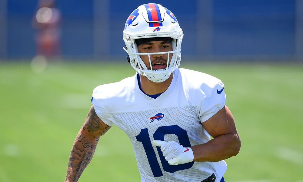 Former Boise State wide receiver Khalil Shakir with Buffalo Bills