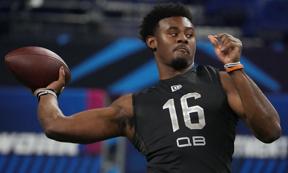 Best of Quarterback Workouts at the 2022 NFL Scouting Combine 