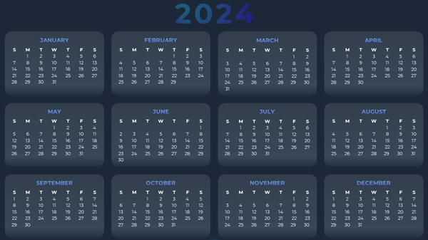 2024 calendar 2